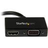 StarTech.com Travel A/V adapter: 2-in-1 Mini DisplayPort to HDMI or VGA converter(Black)