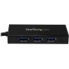 StarTech.com USB 3.0 to Dual Port Gigabit Ethernet Adapter w/USB Port – 10/100/100 – USB Gigabit LAN Network NIC Adapter (USB32000SPT)(Black)