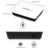 StarTech.com USB 3.0 to Dual Port Gigabit Ethernet Adapter w/USB Port – 10/100/100 – USB Gigabit LAN Network NIC Adapter (USB32000SPT)(White)