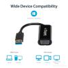 StarTech.com USB 3.0 to VGA Adapter, USB to VGA Monitor Converter for Windows, Slim, TAA (no support for macOS/ChromeOS/Linux)