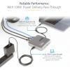 StarTech.com USB C DisplayLink Docking Station, Dual 4K 60Hz HDMI Hub for MacBook Pro (M1/M2/M3/M4) and Windows, USB-A/USB-C 10Gbps Hub, 100W Power Delivery, GbE, SD, 22in/56cm Cable