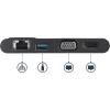 StarTech.com USB C Multiport Adapter – Portable USB-C Mini Dock 4K HDMI Video – Gigabit Ethernet, USB 3.0 Hub (1x USB-A 1x USB-C) – USB Type-C Multiport Adapter – Thunderbolt 3 Compatible, TAA(1x USB-A 3.0 | HDMI  VGA)