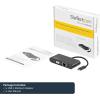 StarTech.com USB C Multiport Adapter with HDMI – 4K – Mac/Windows – 2X USB 3.0 1xC 1xA – 100W PD 3.0 – USB C Adapter – GbE (DKT30CHCPD)(60W Power Delivery | 1x USB-A 3.0 Fast Charge)