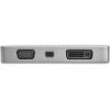 StarTech.com USB C Multiport Video Adapter – 4K 60Hz UHD Portable 5-in-1 USB Type C to HDMI 2.0, Mini DisplayPort, VGA or DVI (1080p) – 95W PD Passthrough – Cable Management – Aluminum (CDPVDHMDPDP)