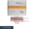 StarTech.com USB C Multiport Video Adapter with HDMI, VGA, Mini DisplayPort or DVI – USB Type C Monitor Adapter to HDMI 1.4 or mDP 1.2 (4K) – VGA or DVI (1080p) – Space Gray Aluminum (CDPVDHDMDPSG)(Rose Gold)