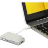 StarTech.com USB C Multiport Video Adapter with HDMI, VGA, Mini DisplayPort or DVI – USB Type C Monitor Adapter to HDMI 1.4 or mDP 1.2 (4K) – VGA or DVI (1080p) – Space Gray Aluminum (CDPVDHDMDPSG)(Silver)