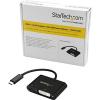 StarTech.com USB C to DVI Adapter with Power Delivery – 1080p USB Type-C to DVI-D Single Link Video Display Converter w/ Charging – 60W PD Pass-Through – Thunderbolt 3 Compatible – Black (CDP2DVIUCP)