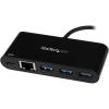 StarTech.com USB C to Gigabit Ethernet Adapter/Converter w/PD 2.0 – 1Gbps USB 3.1 Type C to RJ45/LAN Network w/Power Delivery Pass Through Charging – TB3 Compatible/ MacBook Pro Chromebook (US1GC30PD)(Laptop Charging w/ 3x USB-A)