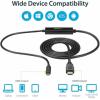 StarTech.com USB C to HDMI Cable – 3 ft / 1m – USB-C to HDMI 4K 30Hz – USB Type C to HDMI – Computer Monitor Cable (CDP2HDMM1MB)(Black)