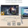 StarTech.com USB C to Mini DisplayPort Adapter, 4K 60Hz USB Type C to mDP/Mini DP Monitor Video Converter Dongle, Thunderbolt 3 Compatible, 12″ Attached Cable, Upgraded Version of CDP2MDP (CDP2MDPEC)(Space Gray)