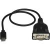StarTech.com USB C to Serial Adapter Cable 16″ (40cm) – USB Type C to RS232 (DB9) Converter Cable – USB-C Serial Cable for PLCs, Scanners, Printers – Male/Male – Windows/Mac/Linux (ICUSB232C)