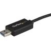 StarTech.com USB C to USB Data Transfer Cable, Mac/Windows, USB 3.0, Windows Easy Transfer Cable, Mac Data Transfer, 2m (6ft) (USBC3LINK)