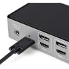 StarTech.com USB-C / USB-A Hybrid Docking Station for MacBook Pro / Air M1 M2 M3 M4 & Windows, Universal Triple 4K 60Hz HDMI DP Dock, Thunderbolt Compatible, 85W Laptop Charging – TAA(3 x DP & HDMI|85W PD)