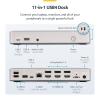 StarTech.com USB-C Docking Station (USB4), Triple 4K 60Hz Monitors, Up to 100W Laptop Charging, 2.5GbE, Driverless, Not macOS Compatible
