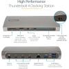 StarTech.com USB-C Docking Station for MacBook Pro/Air M1 M2 M3 M4 & Windows, Universal Dual 4K 60Hz / Single 8K Thunderbolt Dock, 96W Laptop Charging