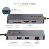 StarTech.com USB-C Docking Station for Windows, ChromeOS and Ubuntu, Dual 4K 60Hz HDMI Video, HDR10, USB 5Gbps Hub, 100W Laptop Charging, GbE, SD, MicroSD(Dual monitor)