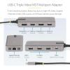 StarTech.com USB-C Docking Station for Windows, ChromeOS and Ubuntu, Dual 4K 60Hz HDMI Video, HDR10, USB 5Gbps Hub, 100W Laptop Charging, GbE, SD, MicroSD(Triple monitor)