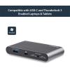 StarTech.com USB-C Multiport Adapter – Dual-Monitor – Windows – USB-C to Dual 4K DisplayPort Adapter – 2X USB-A Ports – 100W PD 3.0 – GbE