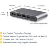 StarTech.com USB-C Multiport Adapter – Dual-Monitor – Windows – USB-C to Dual 4K DisplayPort Adapter – 2X USB-A Ports – 100W PD 3.0 – GbE