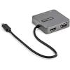 StarTech.com USB-C Multiport Adapter – USB 3.1 Gen 2 Type-C Mini Dock – USB-C to 4K HDMI or 1080p VGA Video – 10Gbps USB-A USB-C, GbE – Portable Travel Laptop Dock – Works w/Thunderbolt 3, TAA