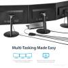 StarTech.com USB-C to Dual DisplayPort 1.2 Adapter, USB Type-C Multi-Monitor MST Hub, Dual 4K 30Hz/1080p 60Hz DP Laptop Display Extender / Splitter, Extra-Long Built-In Cable, Windows (MSTCDP122DP)(3x DP 1.2)