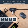StarTech.com USB-C to Ethernet Adapter – Gigabit – 3 Port USB C to USB Hub and Power Adapter – Thunderbolt 3 Compatible
