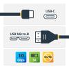 StarTech.com USB-C to USB Adapter – USB 3.0 (5Gbps) – 6in – USB-IF Certified – USB-C to USB-A – USB 3.2 Gen 1 – USB C Adapter – USB Type C (USB31CAADP)(USB 3.1 – C to Micro B)