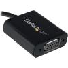 StarTech.com USB-C to VGA Adapter – White – 1080p – Video Converter For Your MacBook Pro / Projector / VGA Display (CDP2VGAW)(Black)