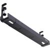StarTech.com Under Desk Cable Management Tray, Length Adjustable, Clamp-On Installation, No Drilling Required, Black(Black)