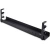 StarTech.com Under Desk Cable Management Tray, Length Adjustable, Clamp-On Installation, No Drilling Required, Black(Black)