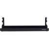StarTech.com Under Desk Cable Management Tray, Length Adjustable, Clamp-On Installation, No Drilling Required, Black(Black)