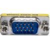 StarTech.com VGA Gender Changer – HD15 Female to HD15 Male – – Male/Male – Monitor Adapter (GC15HSM)(silber)