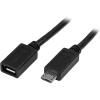0.5m 20in Micro-usb Extension Cable – M/f – Micro Usb Male To Micro Usb Female Cable – Usb For Tablet, Phone, Keyboard/mouse, Docking Station – 60 Mb/s – Extension Cable –