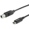 0.5m USB C to USB B Printer Cable – M/M – USB 2.0 – USB C to USB B Cable – USB C Printer Cable – USB Type C to Type B Cable(6 ft/ 2 m)