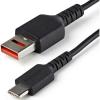 3ft [1m] Secure Charging Cable, USB-A to Micro USB Data Blocker Charge-Only Cable, Charger Adapter Cable for Phone/Tablet(USB to USB C)