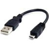 StarTech Cable UUSBHAUB6IN 6inch Micro USB Cable- A to Micro B Retail(Black)