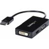StarTech DP2HDVGA Travel A/V Adapter 2-In-1 Display Port to HDMI or VGA(Black)