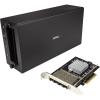 StarTech Thunderbolt 3 to 10GBe NIC 4 x Open SFP+ Ports External PCIe Enclosure with DisplayPort Monitor Port Thunderbolt 3 to Ethernet Model BNDTB410GSFP