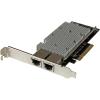 StarTech.com 1 Port 10G PCIe Network Card – 10GBase-T/NBASE-T – RJ45 Port – Intel X550 Chipset – Ethernet Card – Network Adapter – Intel NIC Card (ST10000SPEXI) Red(2 Port)