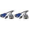 StarTech.com 10 ft Ultra-Thin USB VGA 2-in-1 KVM Cable (SVUSBVGA10)(1 Count (Pack of 2))