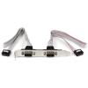 StarTech.com 2 Port 16in DB9 Serial Port BRacket to 10 Pin Header – DB9 bRacket – DB9 Header – Serial Port bRacket (PLATE9M2P16)