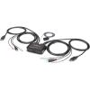 StarTech.com 2 Port DisplayPort KVM Switch – 4K 60Hz – Compact Dual Port UHD DP 1.2 USB Desktop KVM Switch with 4ft Cables & Audio – Bus Powered & Remote Switching – MacBook ThinkPad (SV211DPUA4K)