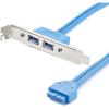 StarTech.com 2 Port USB 3.0 A Female Slot Plate Adapter – USB 3.0 motherboard Adapter – USB 3 plate – USB 3.0 header Adapter (USB3SPLATE)