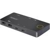 StarTech.com 2 Port USB C KVM Switch – 4K 60Hz HDMI – Compact Dual Port UHD USB Type C Desktop Mini KVM Switch with USB C Cables – Bus Powered – MacBook iPad Pro ThinkPad IdeaPad EliteBook, TAA(2 x USB-C w/ PD)