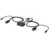 StarTech.com 2 Port USB HDMI Cable KVM Switch with Audio and Remote Switch – USB Powered KVM with HDMI – Dual Port HDMI KVM Switch (SV211HDUA),Black(VGA)
