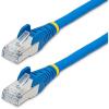 StarTech.com 2ft CAT6a Ethernet Cable – Low Smoke Zero Halogen (LSZH) – 10 Gigabit 500MHz 100W PoE RJ45 S/FTP Blue Network Patch Cord Snagless w/Strain Relief (NLBL-2F-CAT6A-PATCH)(Blue)
