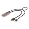 StarTech.com 2m (6ft) HDMI to DisplayPort Cable 4K 30Hz – Active HDMI 1.4 to DP 1.2 Adapter Converter Cable with Audio – USB Powered – Mac & Windows – HDMI Laptop to DP Monitor – Male/Male (HD2DPMM2M)(8K 60 Hz)