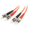 StarTech.com 2m Fiber Optic Cable – Multimode Duplex 62.5/125 LSZH Fiber Jumper Cord – LC/ST(ST-ST)