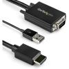 StarTech.com 2m VGA to HDMI Converter Cable with USB Audio Support & Power – Analog to Digital Video Adapter Cable to connect a VGA PC to HDMI Display – 1080p Male to Male Monitor Cable (VGA2HDMM2M)(3m)
