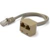 StarTech.com 2-to-1 RJ45 10/100 Mbps Splitter/Combiner – One Adapter Required at Each End of the Connection (RJ45SPLITTER)